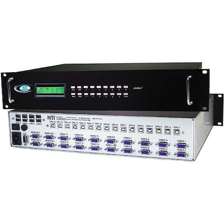 Network Technologies Vga Usb Kvm Matrix Switch 4X16 UNIMUX-4X16-U